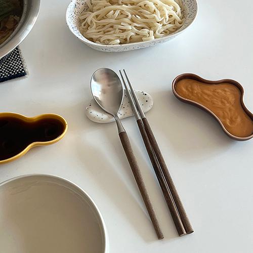 [폴라추천] 조약돌 도자기수저받침