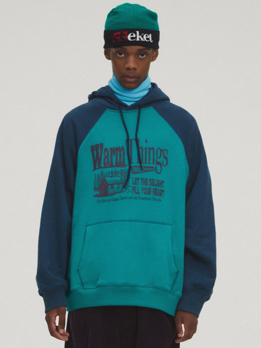 Warm Things Hoodie Green