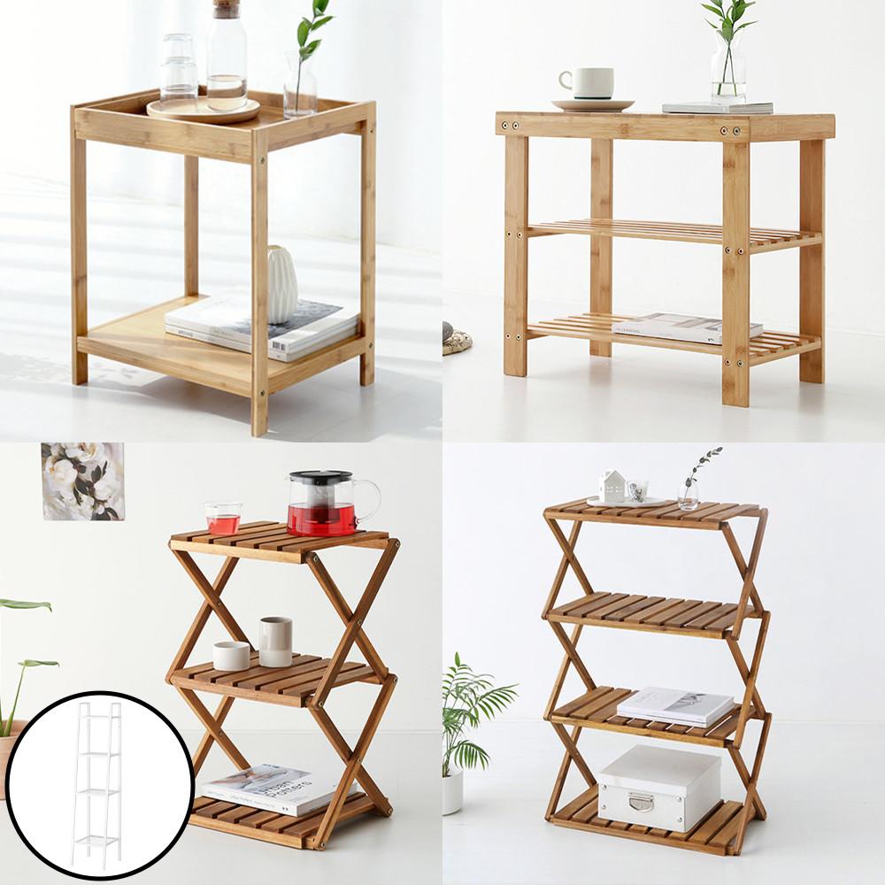 원목 선반 2단 미니 선반 접이식 선반 이케아 선반장 3단