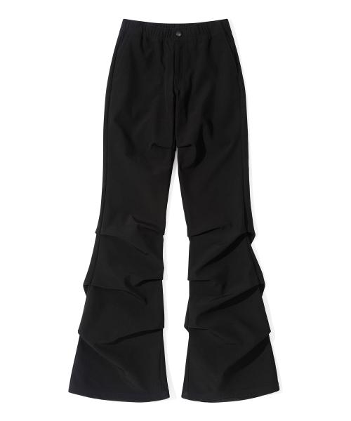 W. 플레어핏 핀턱 웜 밴딩 팬츠 [BLACK]_SEWPT010BLACK