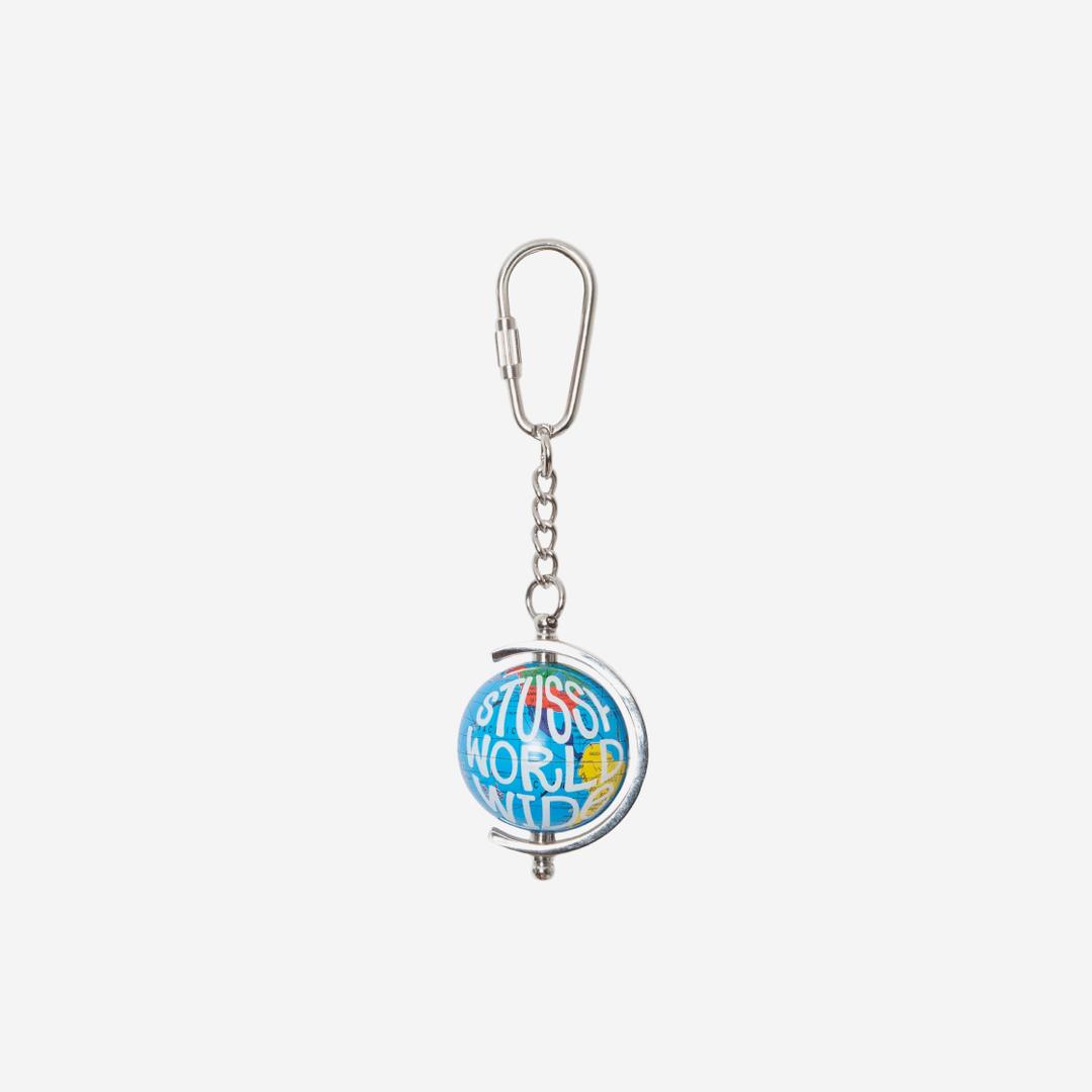 Stussy Globe Keychain Multi