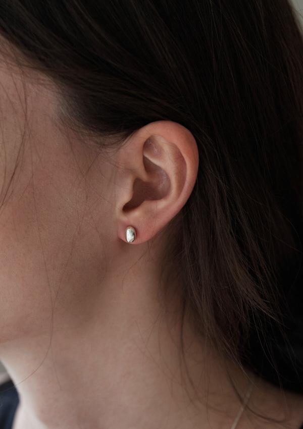 Everyday silverball earrings