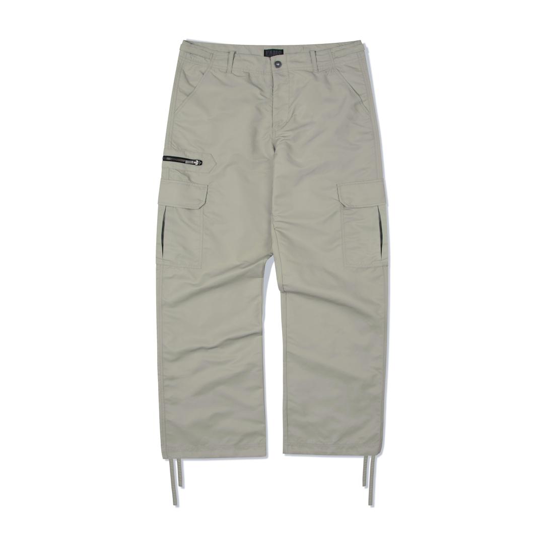 NYLON CARGO PANTS BEIGE
