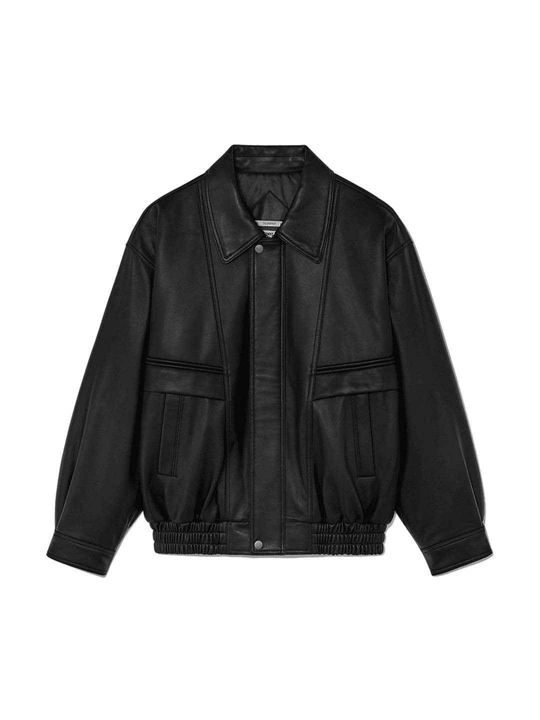 G LEATHER JACKET (BLACK)