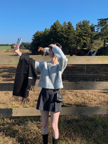 모너프 [1천장돌파] 플러피 울 가디건 4color