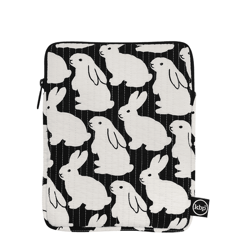 Quilting Little Black Bunnies Tablet PC Pouch 퀼팅 리틀 블랙 버니즈 태블릿 PC 파우치