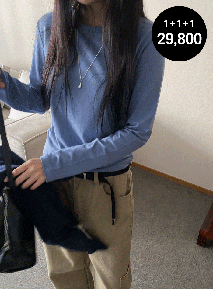 [3장 set] 베이직모달티셔츠