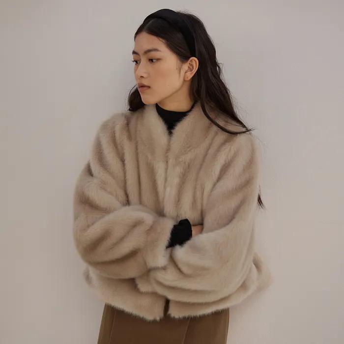 BALLEN FUR JACKET (2colors)