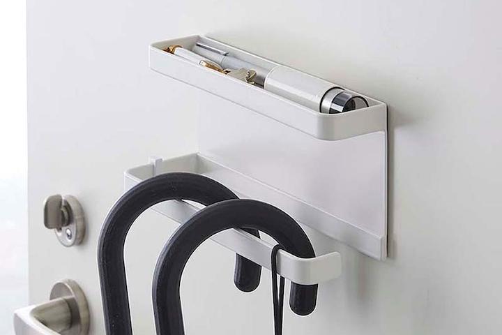 [해외] 현관 인테리어 수납 자석 선반 열쇠 우산 보관함