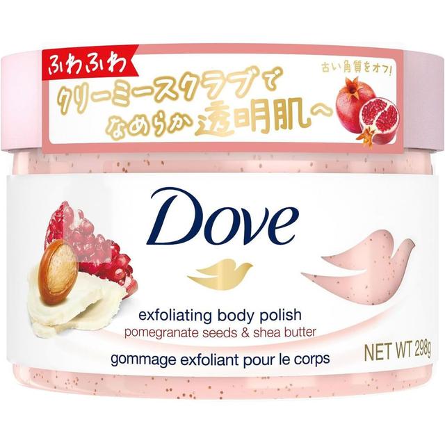 가을뷰티 각질관리템 도브 크리미 스크럽 석류 & 시어 버터 바디 스크럽 298g