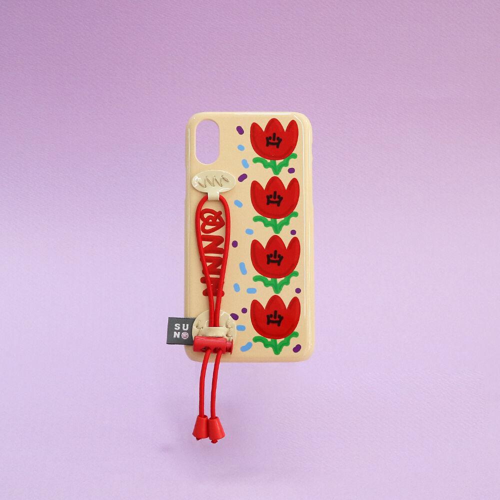 SUN CASE STRING GLOSSY DEEP IVORY TULIP