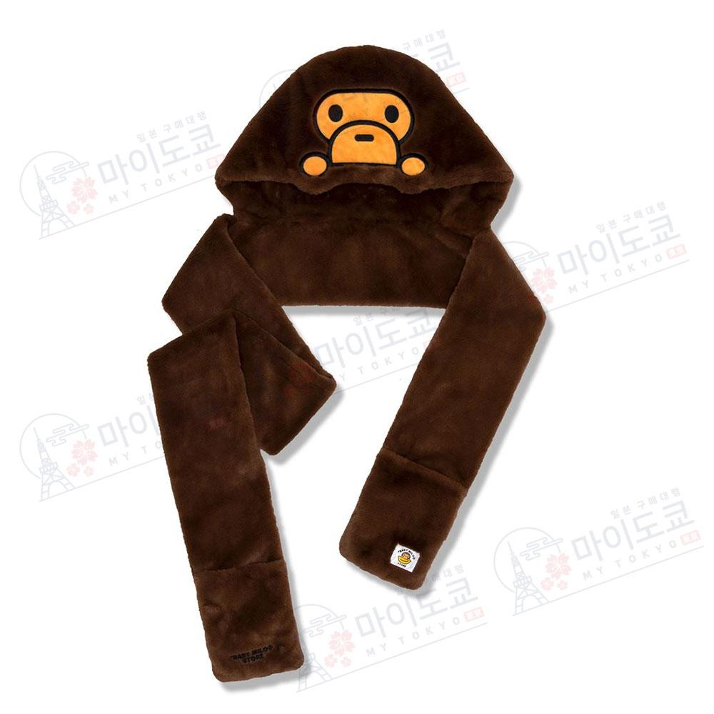 베이프 스카프 베이비 마일로 목도리 모자 AJ70-482-002