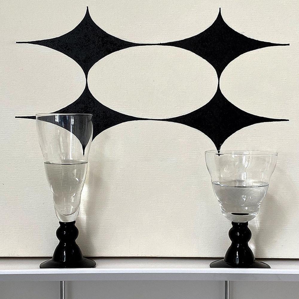 빈티지 고블렛잔 피크닉 미니 컬러 홈카페 와인잔 샴페인잔 글라스 유리 집들이선물