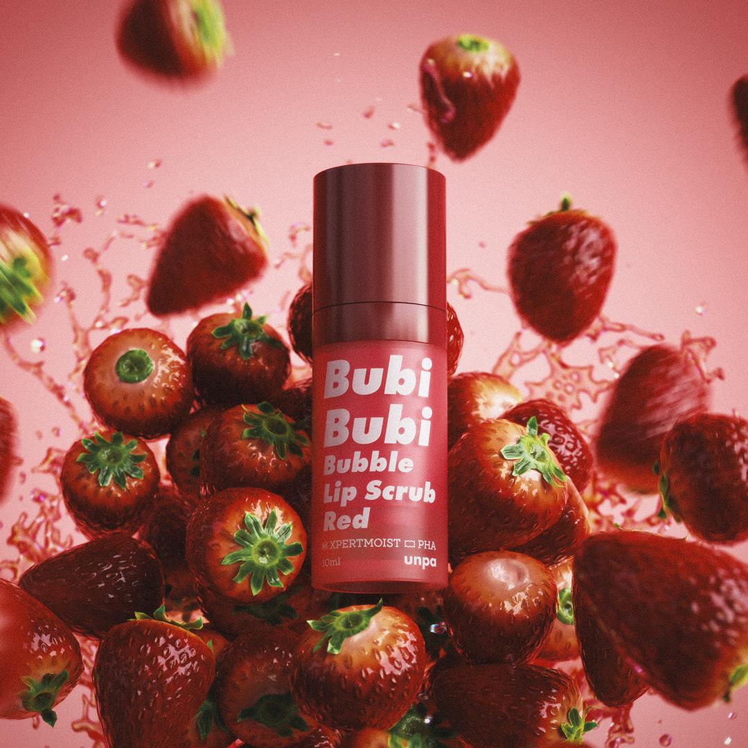 [LOVE SALE] 언파 부비부비 버블 립스크럽 레드 더블 기획 윈터 러브 세트 (한정 판매)