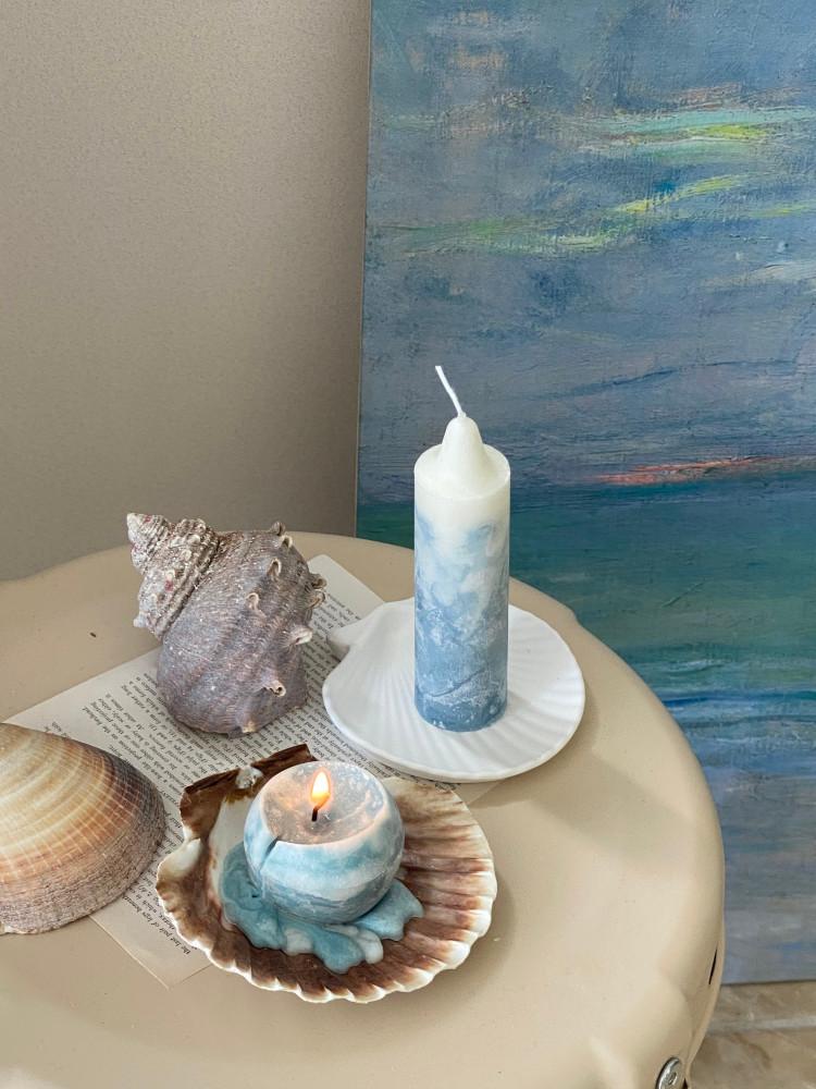 하우올리 바다캔들세트 오브제캔들 집꾸미기 인테리어소품 겨울 연말선물