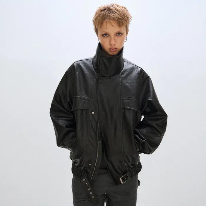 [4차] VEGAN LEATHER FLIGHT JACKET [ 10/23 예약배송 ]
