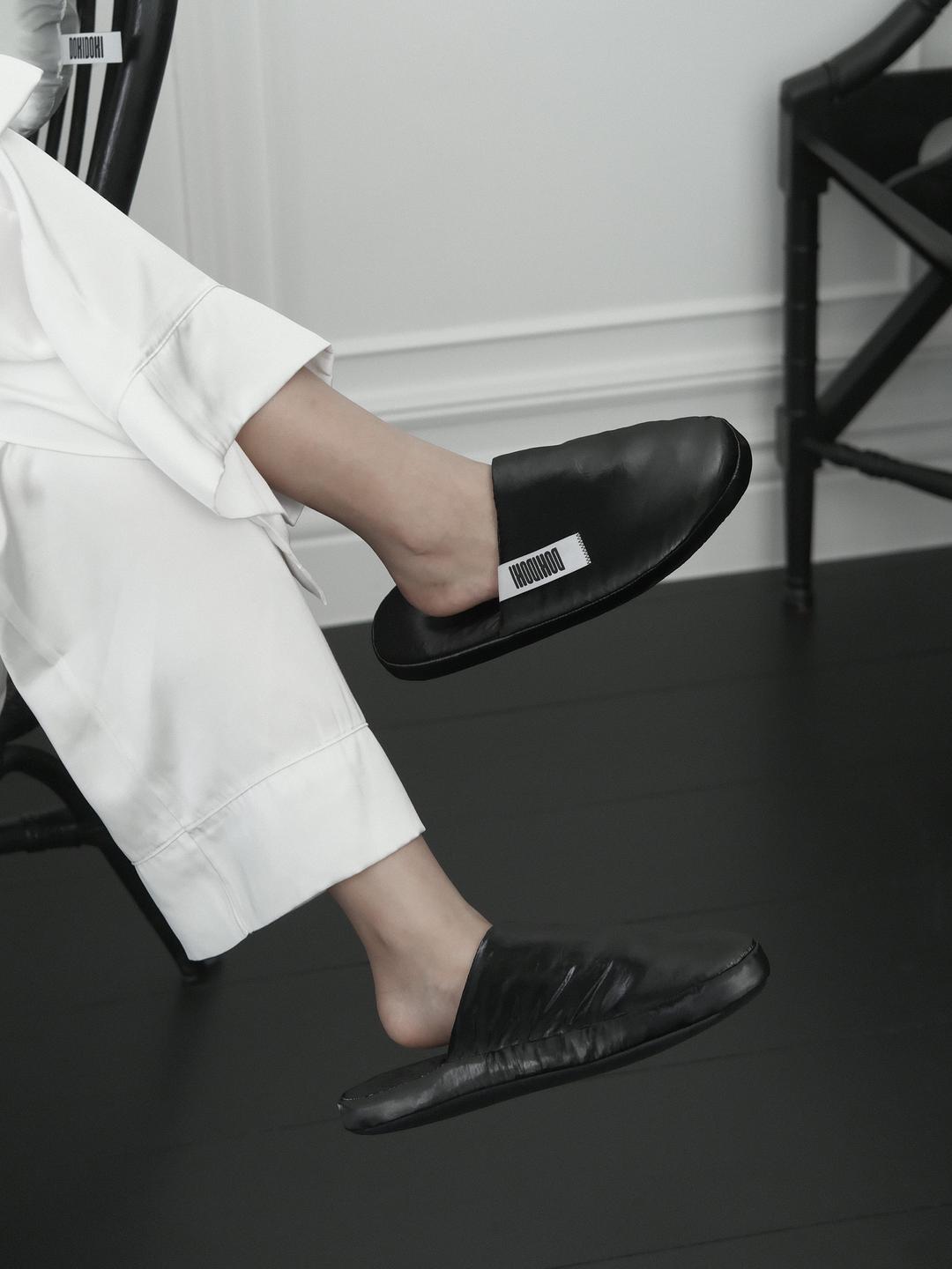 통통 룸 슈즈 (black)