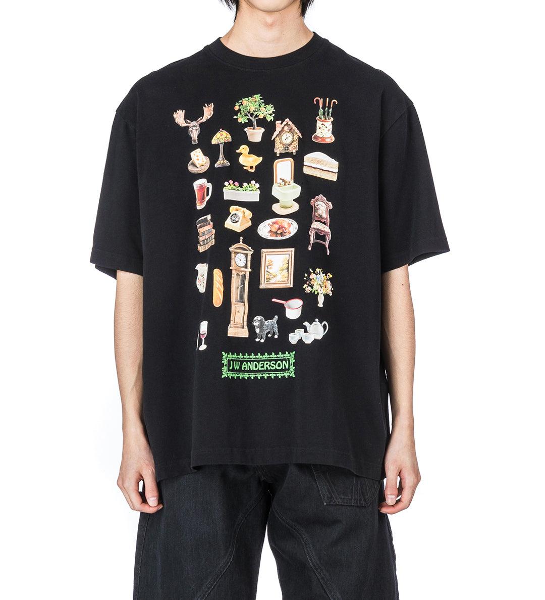 DIORMA PRINTED T-SHIRT BLACK - L