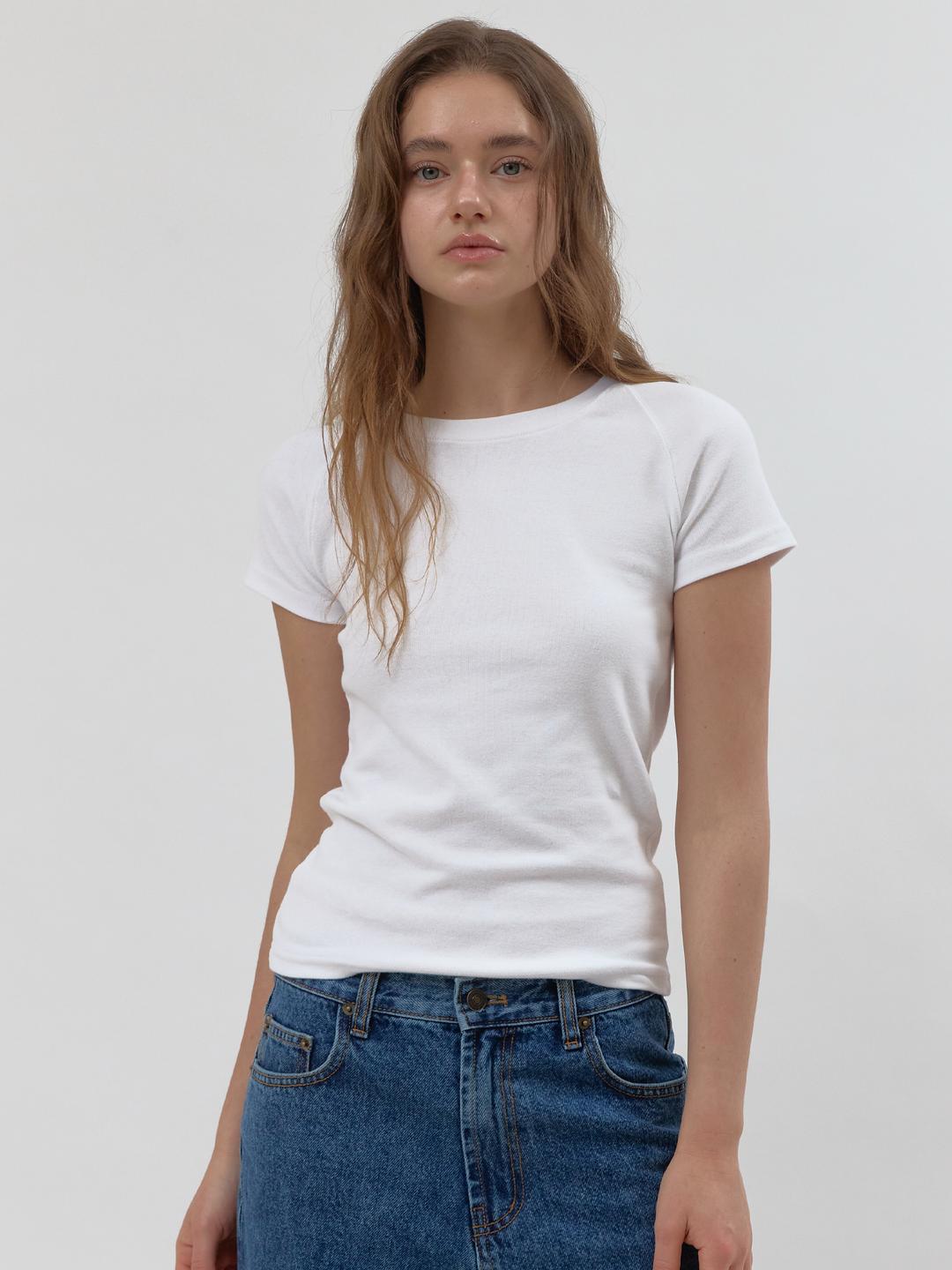 core line up tee (white)