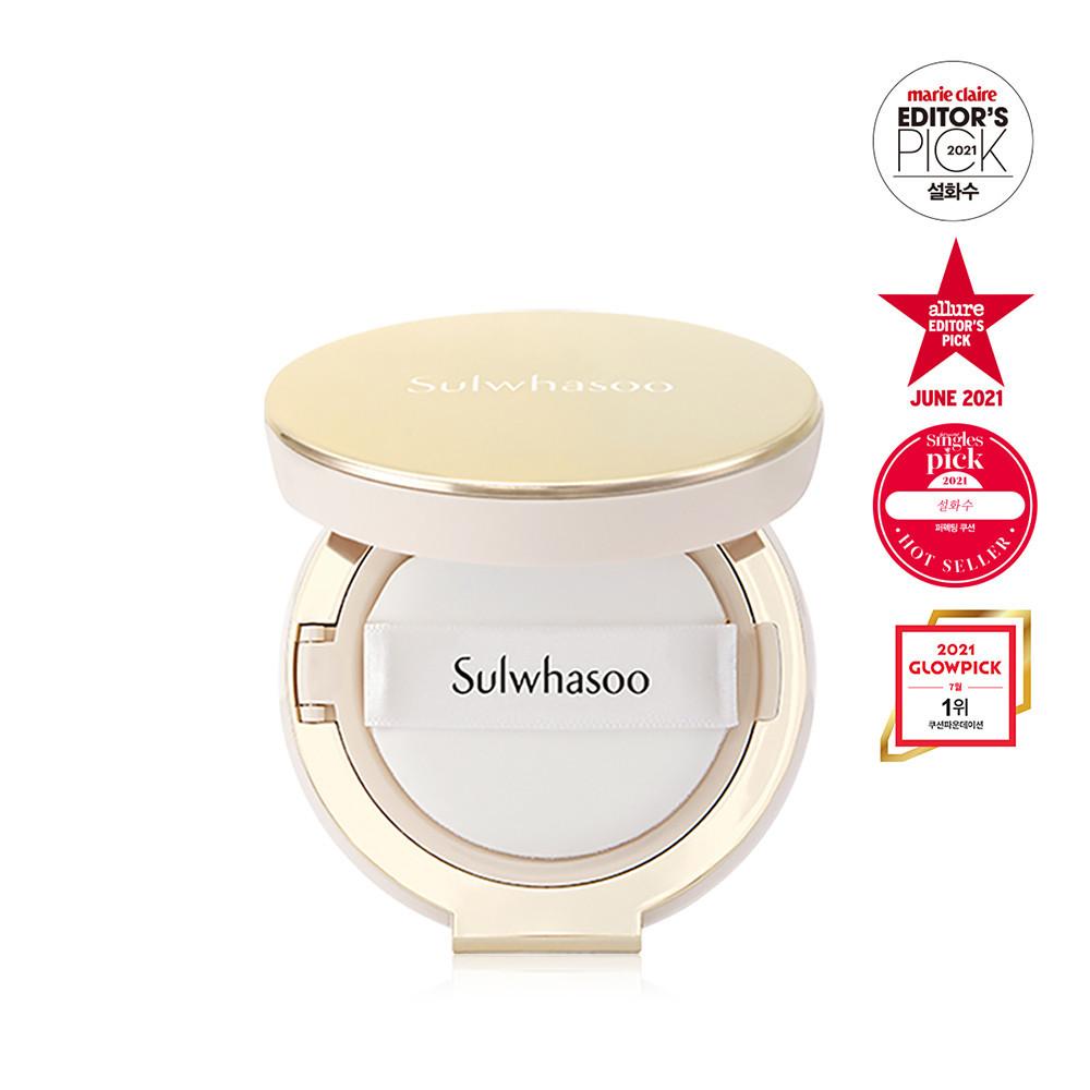 설화수 퍼펙팅쿠션 15gX2(본품+리필)SPF50+  럭셔리커버쿠션 촉촉한쿠션