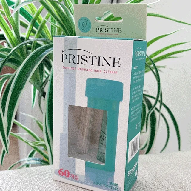 [당일발송] 피어싱홀 귀걸이 클리너 귀냄새소독 귓볼 세척 귀뚫고관리 청결 관리 클렌징 귀청소 케어 피아플로스 아이컬 민트 로즈 복숭아 라벤더 레몬 리필침