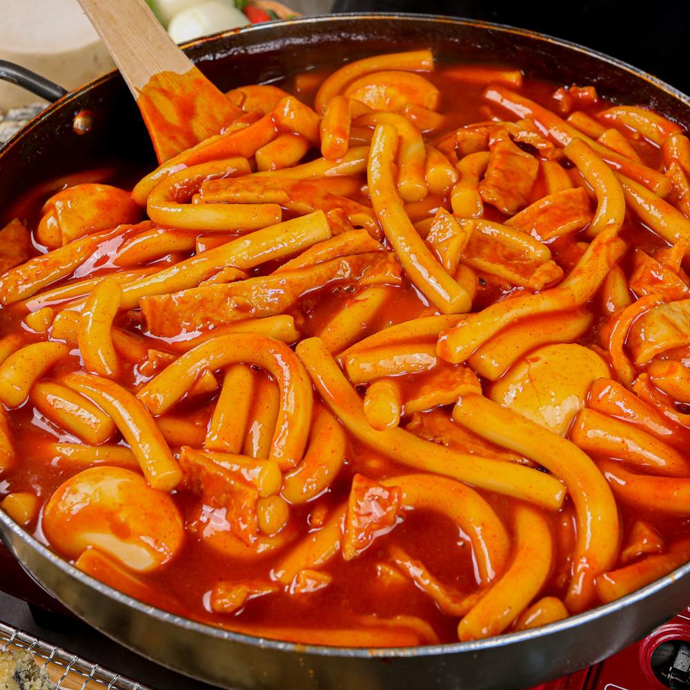 호랭이 떡볶이 밀키트 밀떡 매운 480g