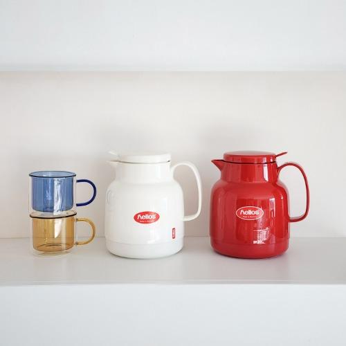 독일 헬리오스 푸쉬탑 보온병 1L / 보온보냉티포트