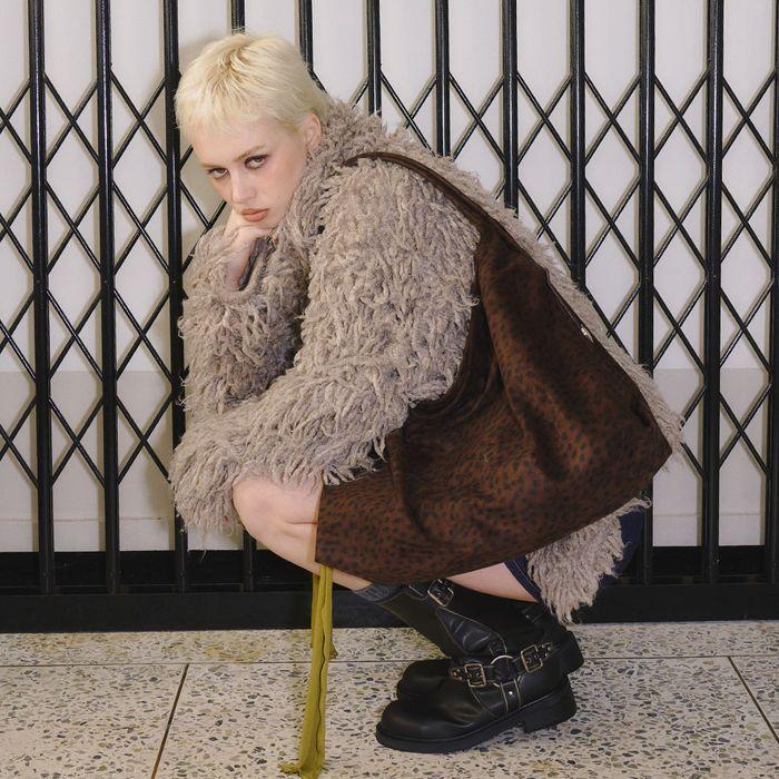 CACTUS HOBO BAG [Leopard Brown]