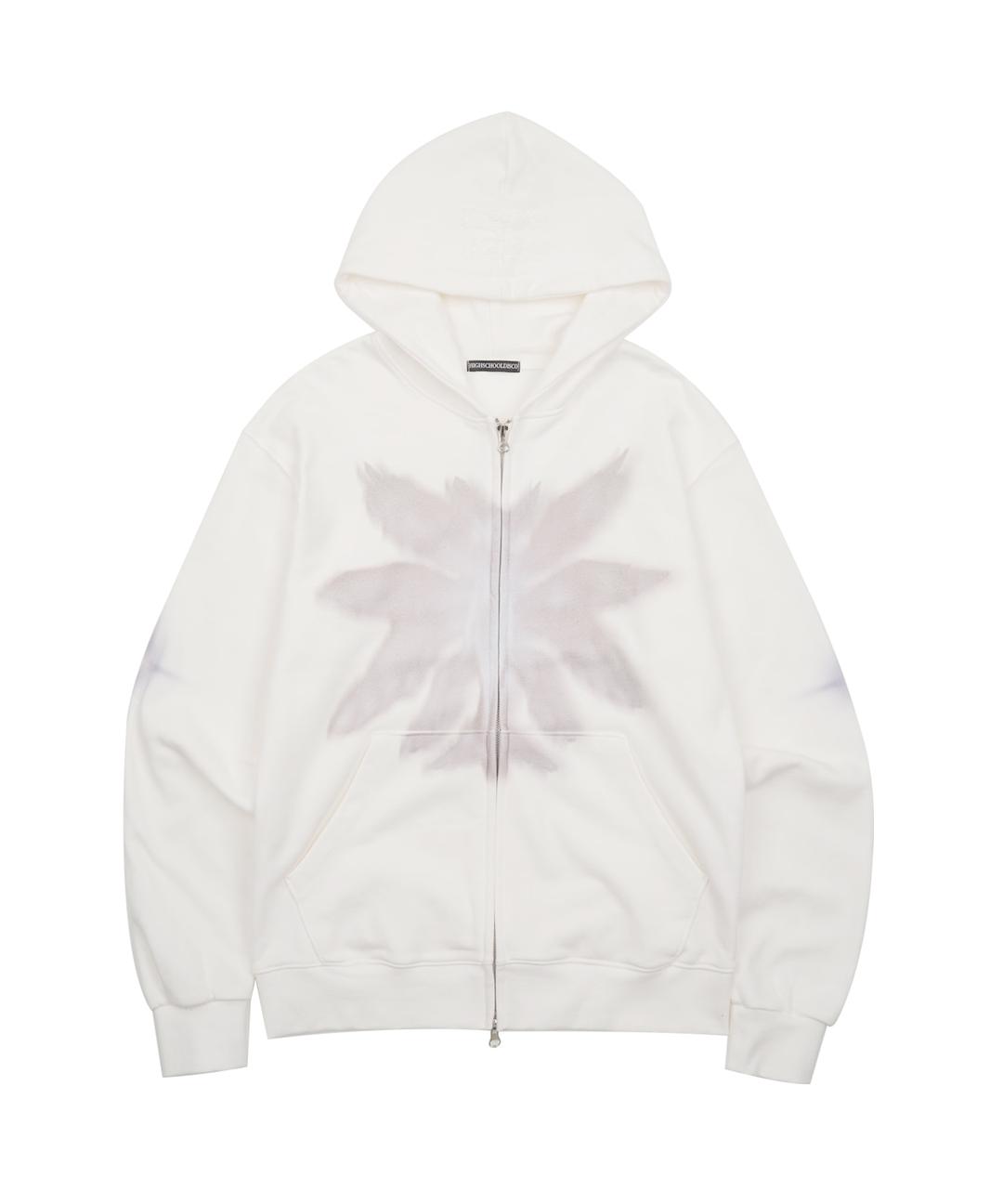 데칼코마니 엔젤 후드집업