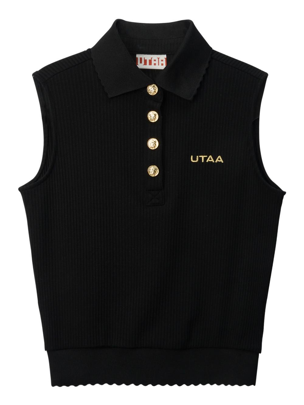 UTAA Ducat Pinking Vest : Women's Black (UC2TVF410BK)