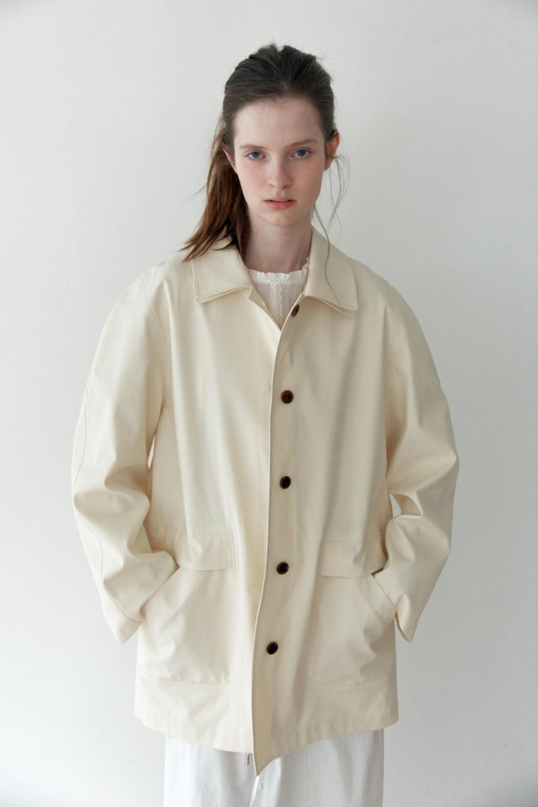 [2nd 예약배송/3월 18일] Double Collar Jacket_Butter