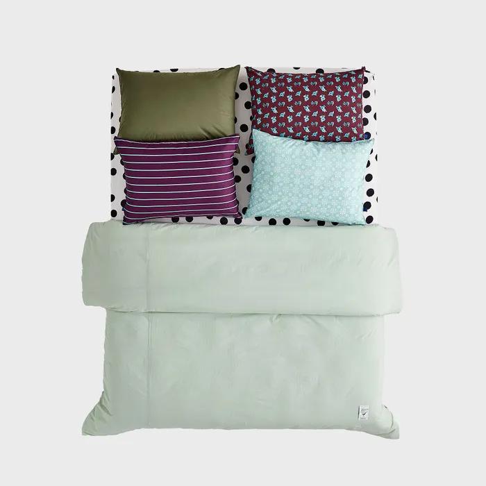 [29CM 단독]GR 클래식 민트크림 & 빅도트 60수 순면 차렵이불 2Sizes