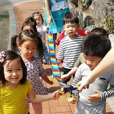 문구랑만들기랑 미아방지용품 [바깥놀이용품][안전용품] 인솔띠두줄기차(6인용 8인용 10인용)