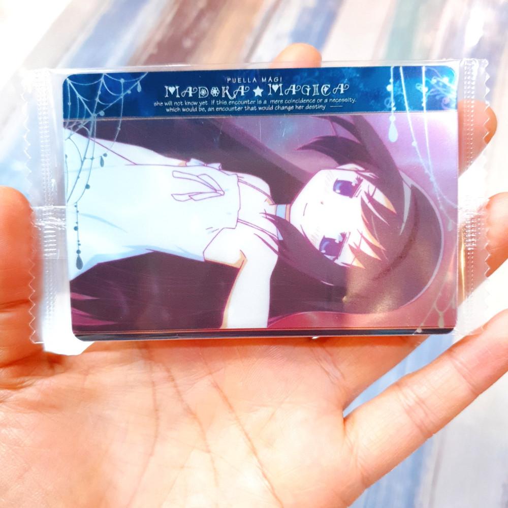 반다이 마법소녀 마도카 마기카 마마마 캐릭터 메탈 일러스트 웨하스 카드 시리즈 굿즈 확정 단품