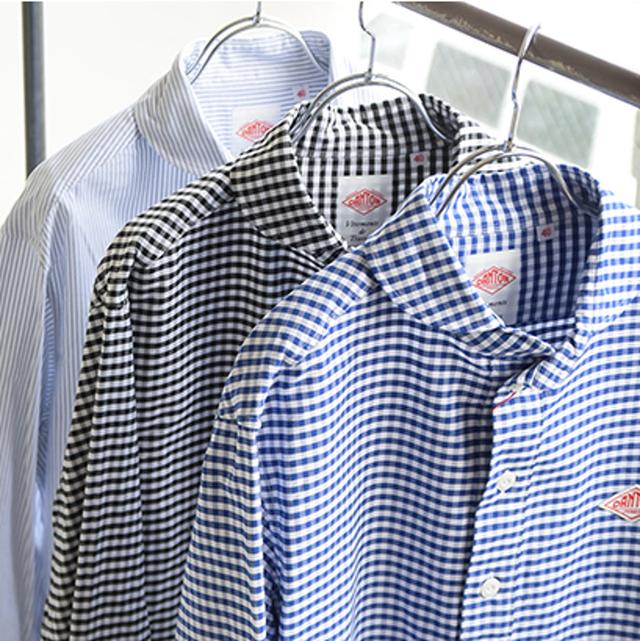 [단톤] 단톤셔츠 GINGHAM CHECK PULLOVER LONG SHIRTS