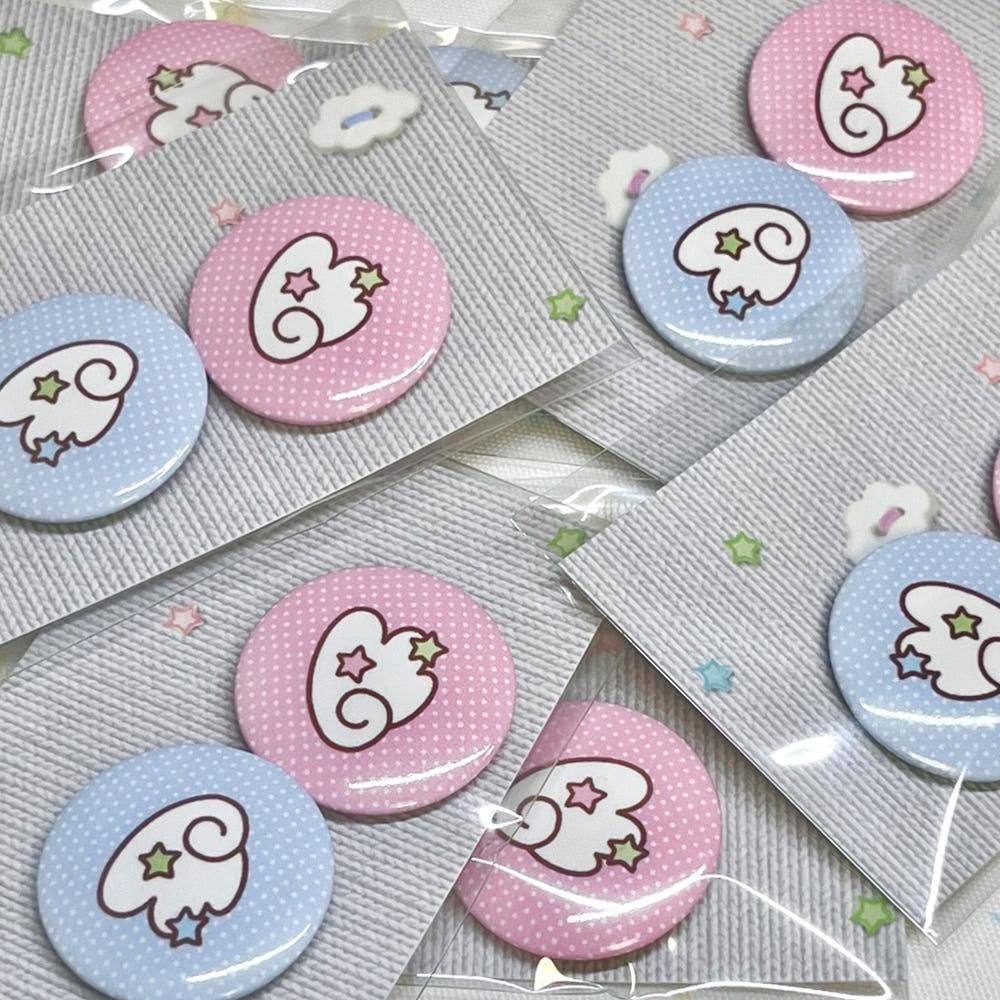 그렁그렁단 두개가 있어야 날 수 있어요 핀버튼 SET