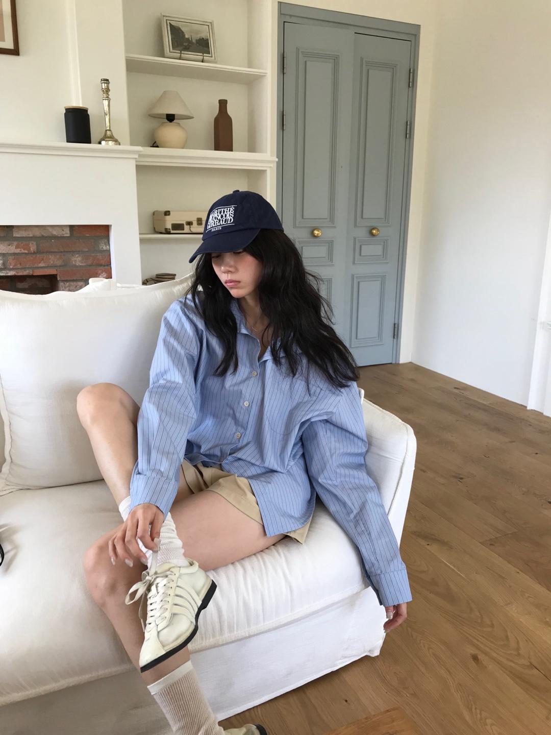 PREFRITT : Morgan stripe shirt [2color]