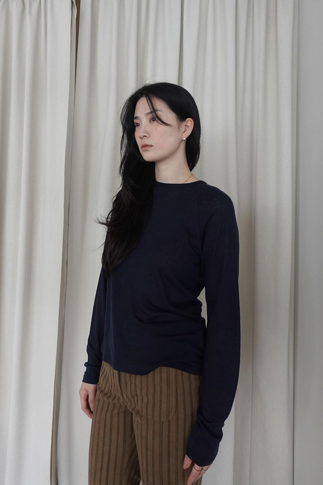 Letter sheer top -4C