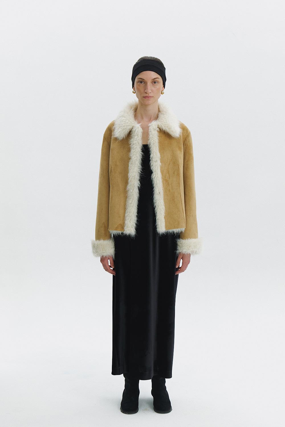 Ida Mustang Jacket in Beige