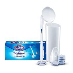 Clorox 변기 세척봉 플러스 리필 6개입 키트 ToiletWand Disposable Toilet Cleaning Kit
