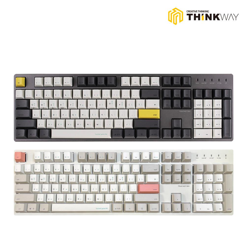 [도착보장] 씽크웨이 토체프 유무선 기계식 키보드 BW 갈축