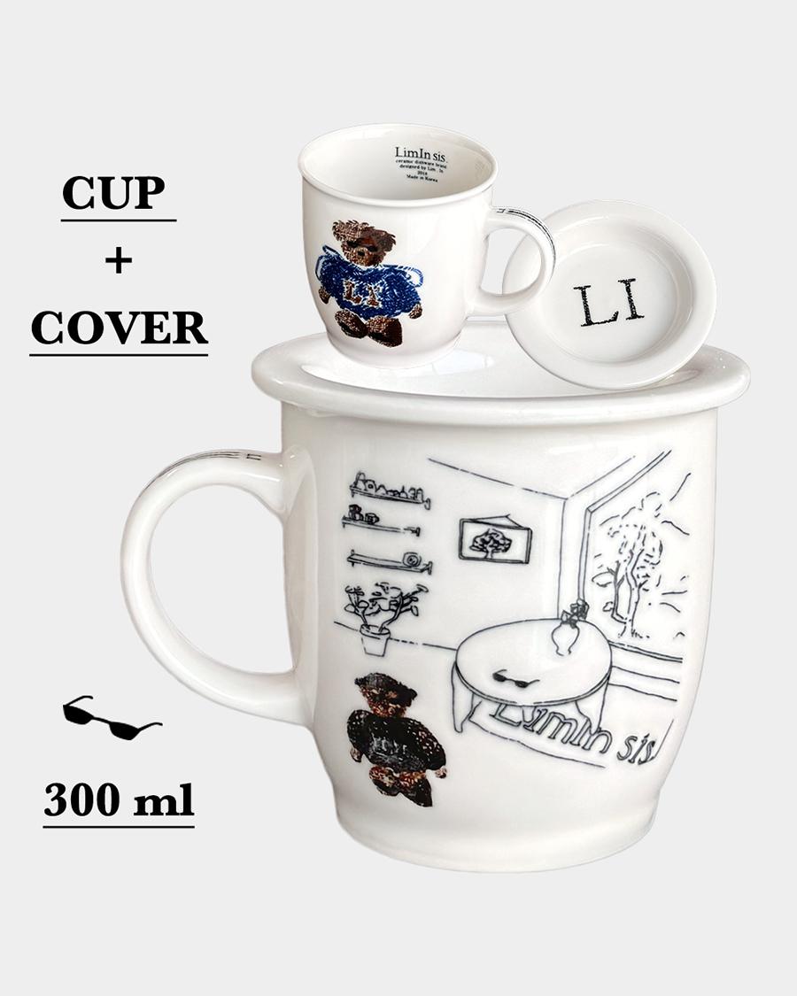 LI BEAR _ honey pot mug .hv (SET)