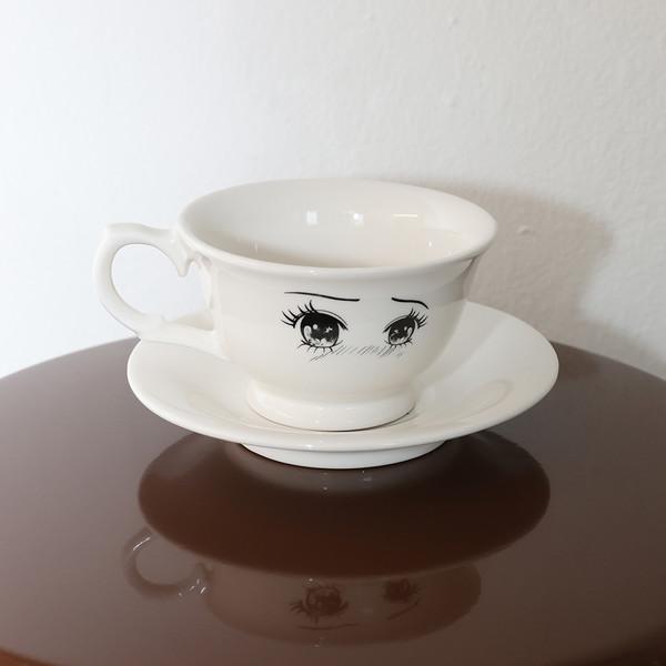 Beautiful eyes coffee cup set (eesookee X mushmush)