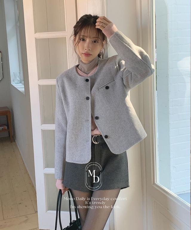 [#.New Arrival] 쉐드 울 핸드메이드 코트 (wool 50%)