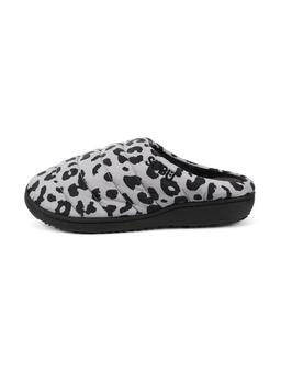 스부_ Down Sandal Leopard [Gray]