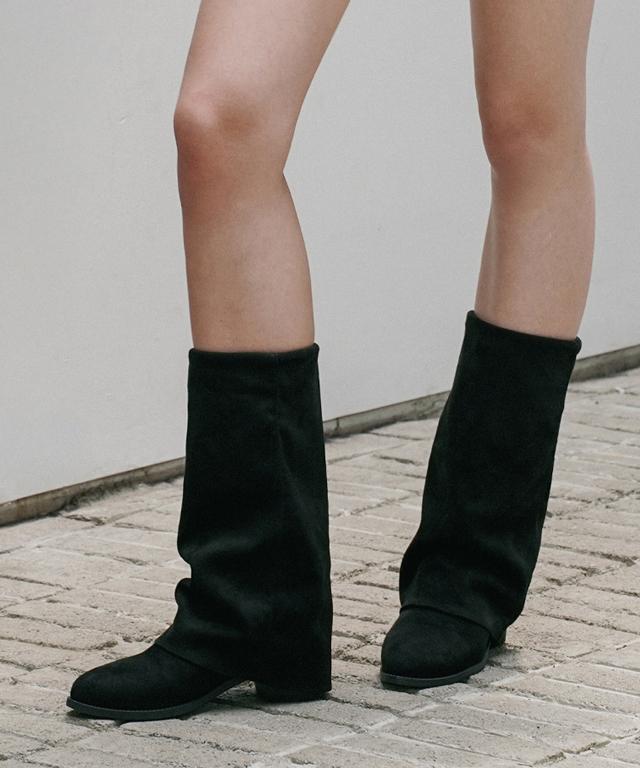 착한구두 🤎25가을신상 부츠 롱부츠 워머 폴딩부츠 스웨이드 가을부츠 스웨이드부츠 구두 가을구두 여성구두 스웨이드구두 티건 BLSDT4h851