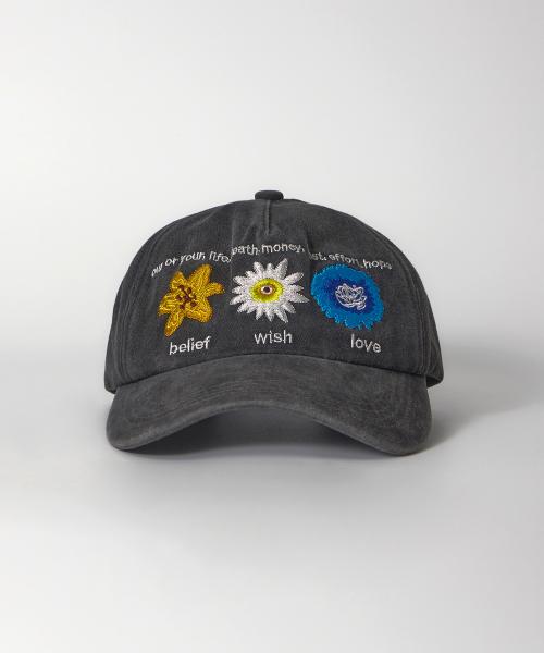 NATIVITY MM CAP STONE WASHING (BLACK)