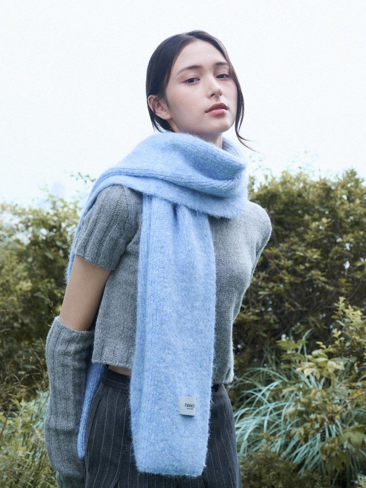 Cash pom muffler (blue)