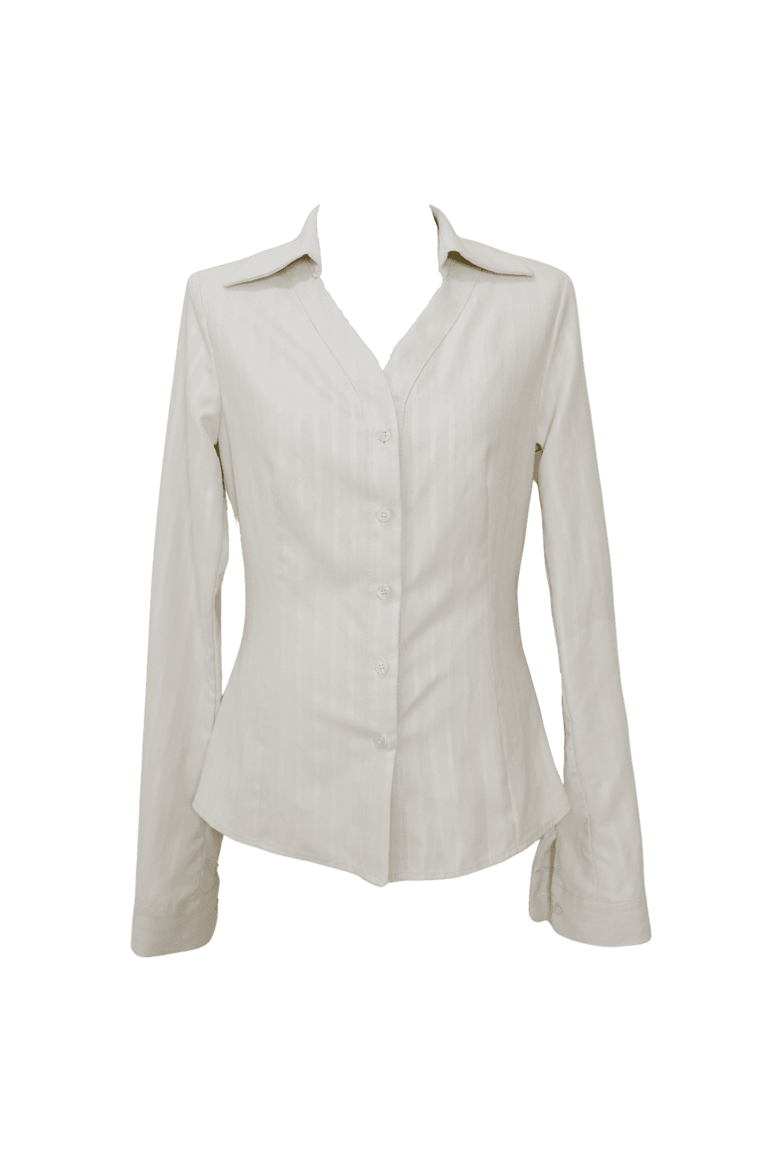 [Holiday] Suede stripe shirt (Ivory)