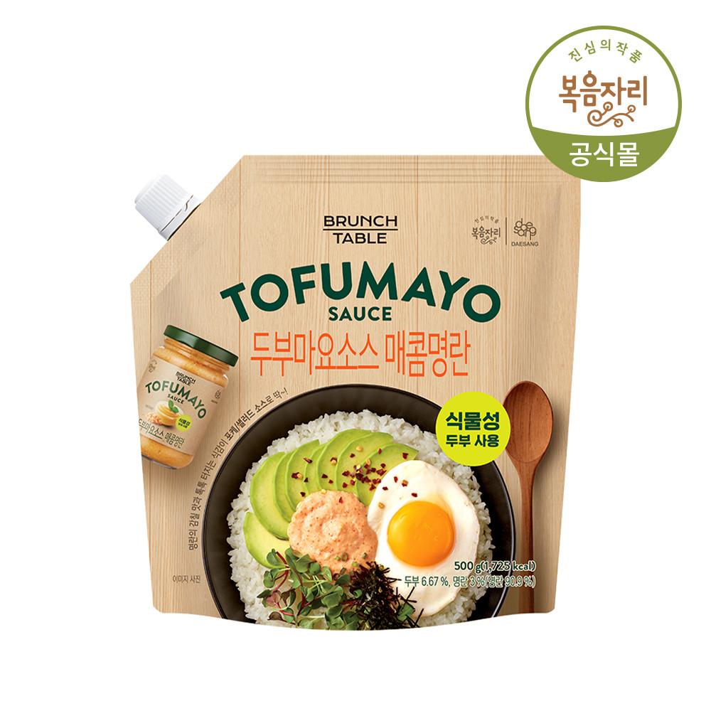 복음자리 브런치테이블 두부마요소스 매콤명란 파우치 500g